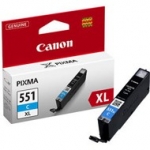 Tusz Canon CLI-551C XL cyan iP7250/MG5450/MG6350