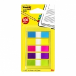 Zakadki indeksujce POST-IT® (683-5CB), PP, 11,9x43,1mm, 5x20 kart., mix kolorw